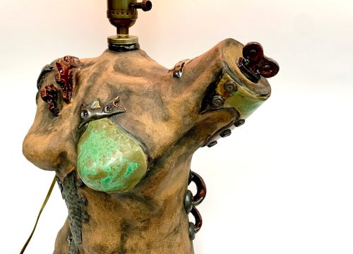 Steampunk Torso Lamp